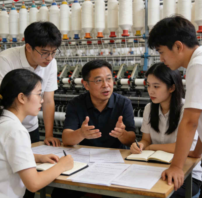 实践探路智造升级 甬财学子以青春力量赋能传统纺织业